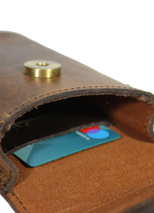 Smartphone tasje voor aan de riem kwaliteit handmade