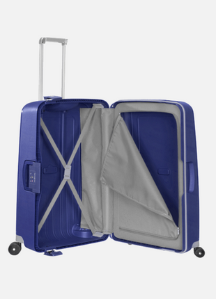 Samsonite S`cure blauw 75cm 4 wielen + TSA cijferslot