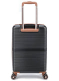 Zwarte Koffer 76cm met cognac accent Decent NL