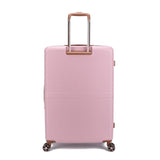 Roze Koffer 76cm met cognac accent Decent NL