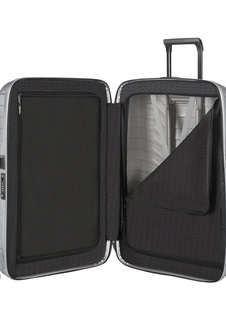 Samsonite Proxis zilver 75 cm 4 wielen lichtgewicht