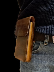 Smartphone tasje voor aan de riem kwaliteit handmade