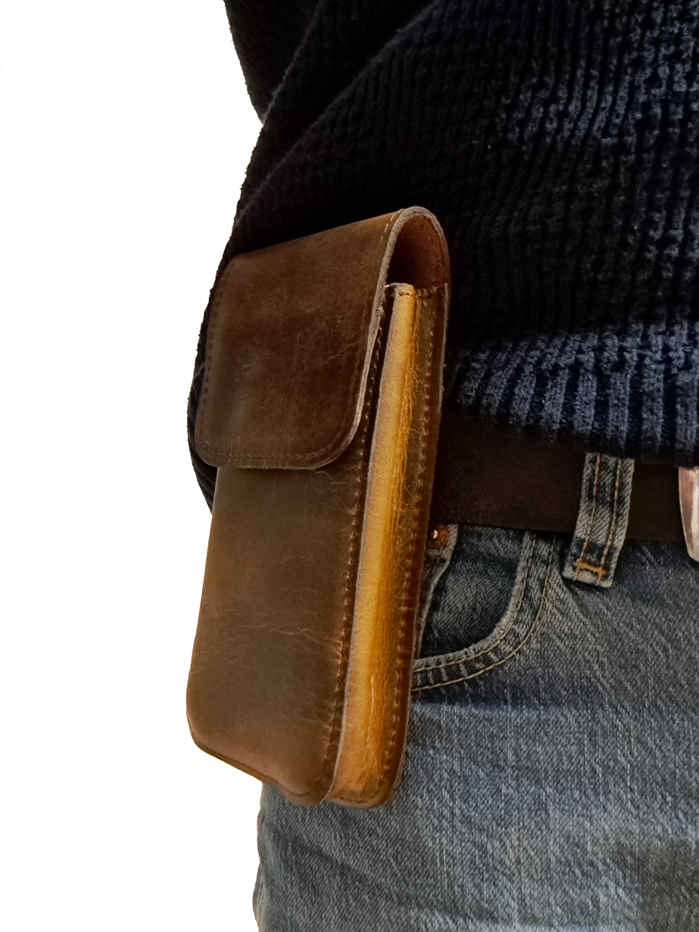Smartphone tasje voor aan de riem kwaliteit handmade