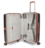 Zwarte Koffer 76cm met cognac accent Decent NL