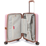Handbagage koffer roze decent NL