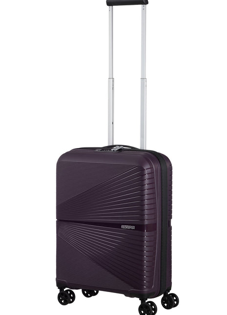 Paarse handbagage trolley lichtgewicht 55x40x20
