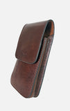 Telefoontasje voor aan de riem kwaliteit brandy brown