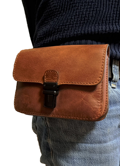 Tasje voor aan de riem leer  Emco Vintage collection