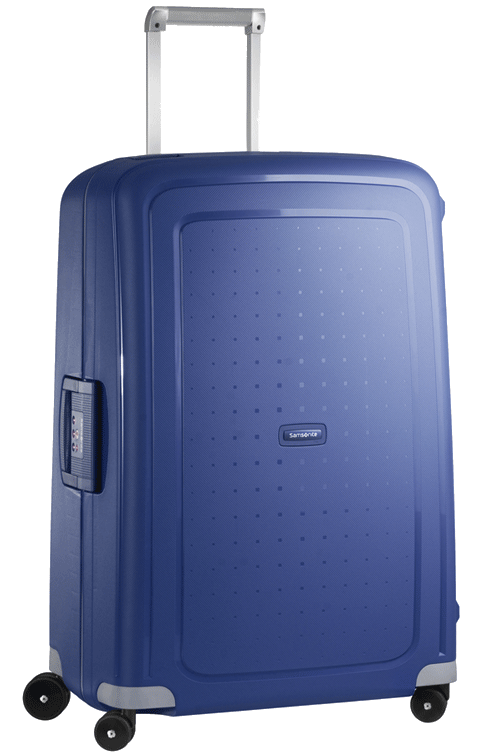 Kofferkopen.nl - Samsonite S`cure blauw 75cm 4 wielen + TSA cijferslot - Koffer - 