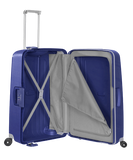 Kofferkopen.nl - Samsonite S`cure blauw 75cm 4 wielen + TSA cijferslot - Koffer - 