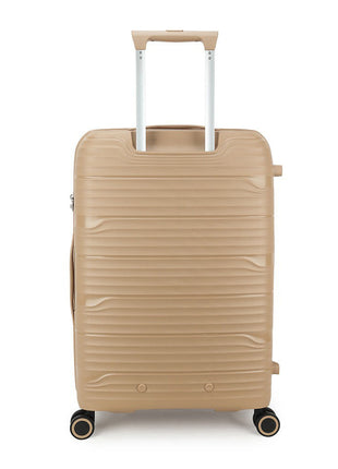 Koffer 4 wielen 77 cm kleur Champagne Decent NL