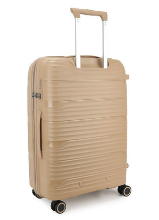 Koffer 4 wielen 77 cm kleur Champagne Decent NL