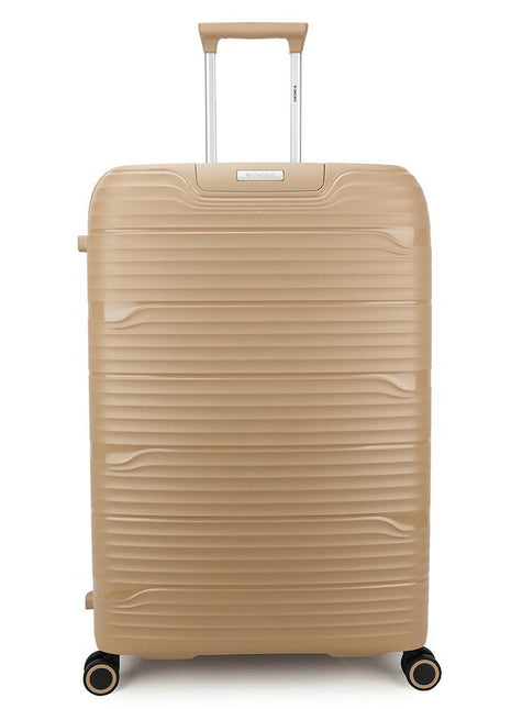 Koffer 4 wielen 77 cm kleur Champagne Decent NL