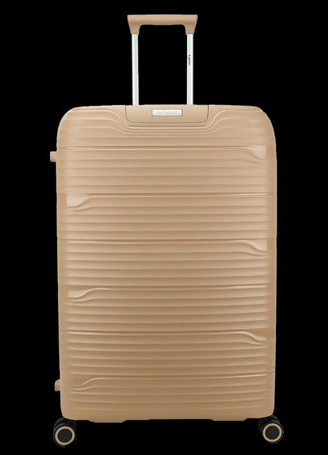Koffer 4 wielen 77 cm kleur Champagne Decent NL