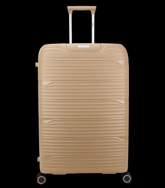 Koffer 4 wielen 77 cm kleur Champagne Decent NL