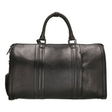 Leren Weekendtas zwart Klassiek Genicci bags