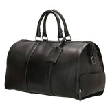 Leren Weekendtas zwart Klassiek Genicci bags
