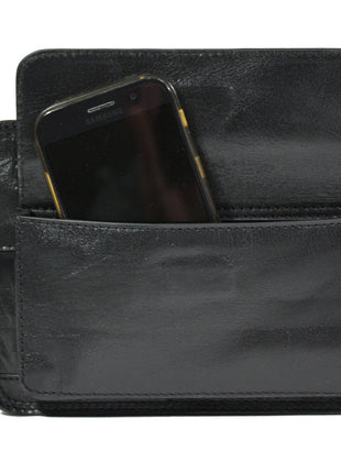 Polstas Dubbelvaks Leer met Smartphone vak