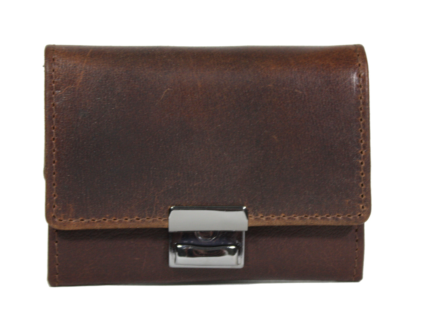 Opa Portemonnee kleingeld bak portemonnee leer vintage brown