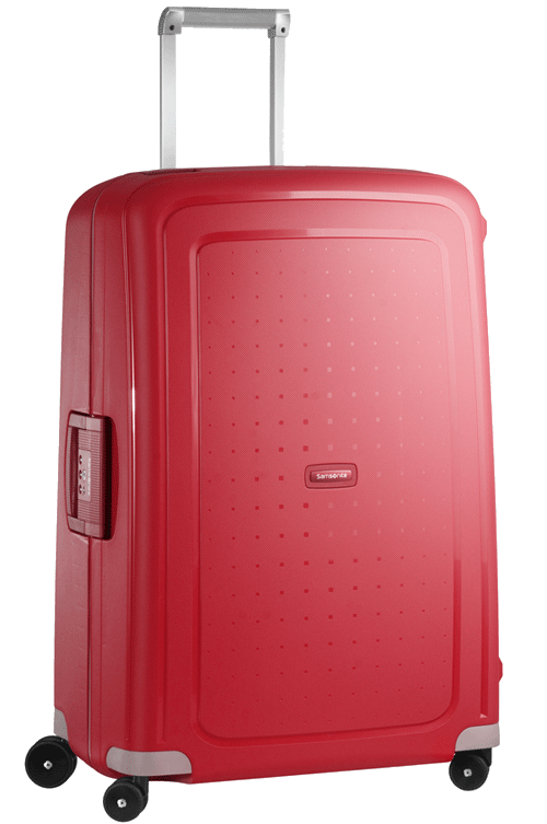 Kofferkopen.nl - Samsonite S`cure rood 75cm 4 wielen + TSA cijferslot - Koffer - 