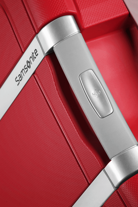 Kofferkopen.nl - Samsonite S`cure rood 75cm 4 wielen + TSA cijferslot - Koffer - 