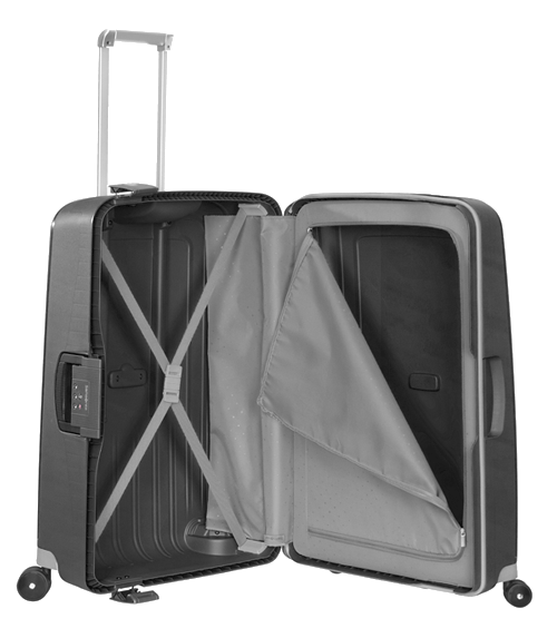 Kofferkopen.nl - Samsonite S`cure koffer 69 cm zwart 5 jaar garantie - Koffer - 