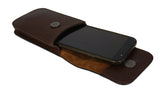 Telefoontasje voor aan de riem kwaliteit brandy brown