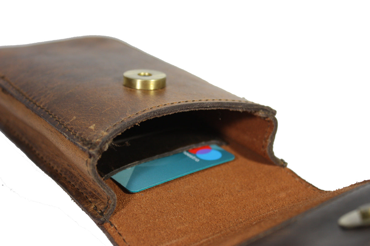Smartphone tasje voor aan de riem kwaliteit handmade