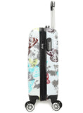Tiener koffer handbagage vlinder