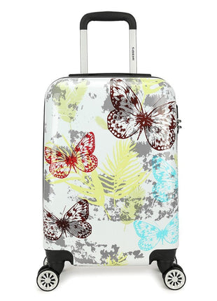 Tiener koffer handbagage vlinder