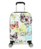Tiener koffer handbagage vlinder