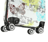 Tiener koffer handbagage vlinder