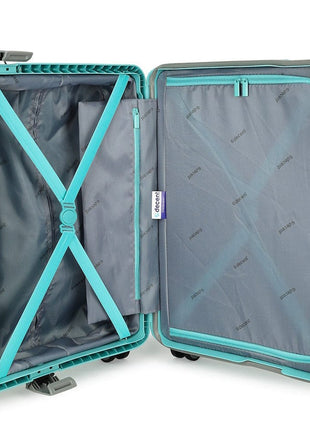 Handbagage harde schaal 3 clips sluiting 55x40x20 cm