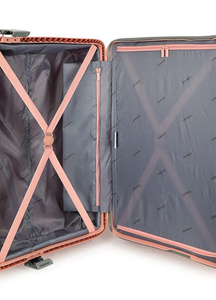 Handbagage harde schaal 3 clips sluiting 55x40x20 cm