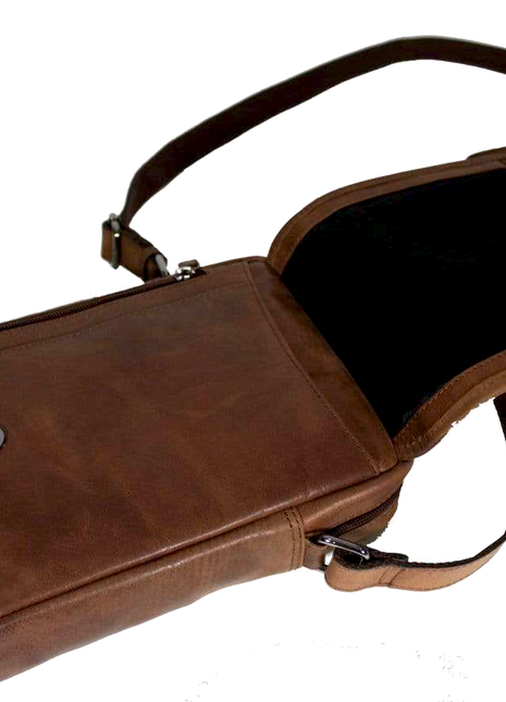Heren Tas Leer Vintage Brown Emco Premium Collection