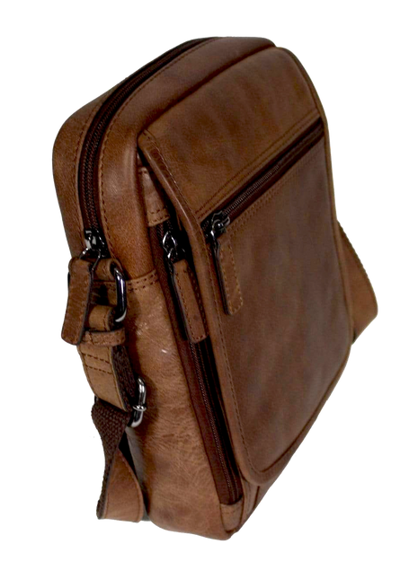 Heren Tas Leer Vintage Brown Emco Premium Collection