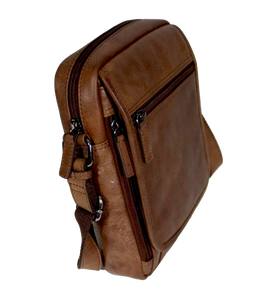 Heren Tas Leer Vintage Brown Emco Premium Collection
