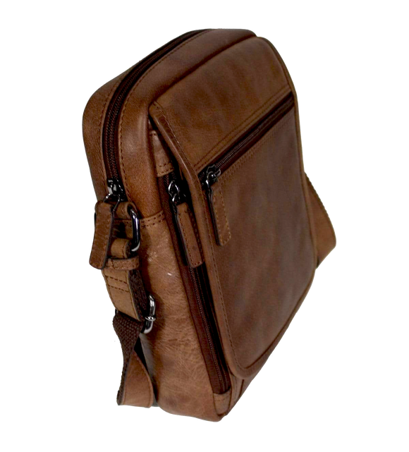 Heren Tas Leer Vintage Brown Emco Premium Collection