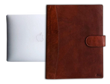 Schrijmap leer cognac klassiek Emco premium collection